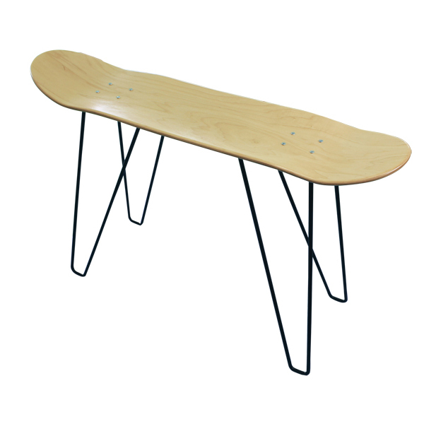 CAP SKATEBOARD CHAIR スケボーチェア ロッドタイプ / デッキ付き / スケートボードチェア / サイドテーブル / インテリア